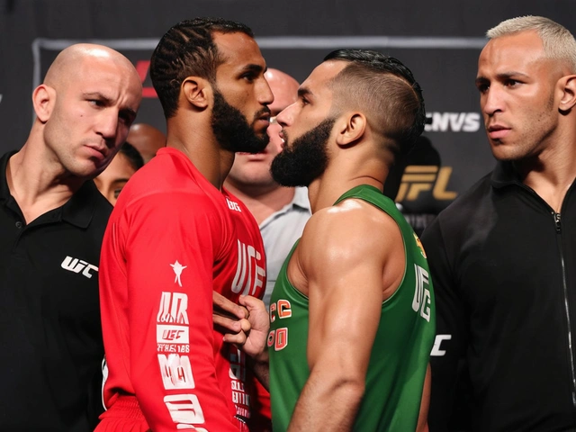 UFC 304: Leon Edwards and Belal Muhammad Clash in Intense Faceoff Ahead of Welterweight Showdown